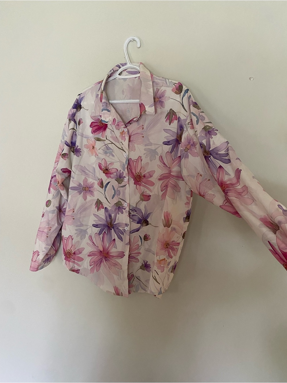 Floral Cottagecore Unique Button Up - Picture 5 of 8